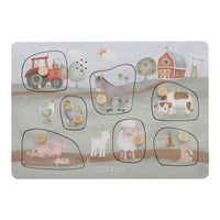 Little Dutch knoppuzzel met geluid Little Farm 1 jr+ LD7140