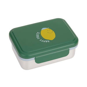 Lassig stainless steel lunchbox happy fruits lemon