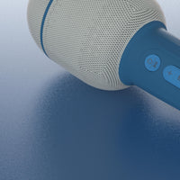 MOB Micro Groovy karaoke microfoon blauw