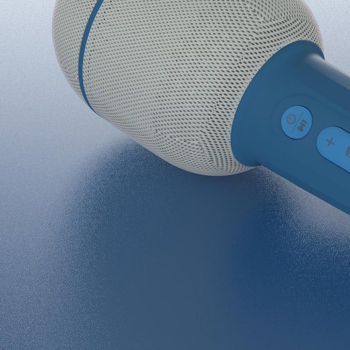 MOB Micro Groovy karaoke microfoon blauw