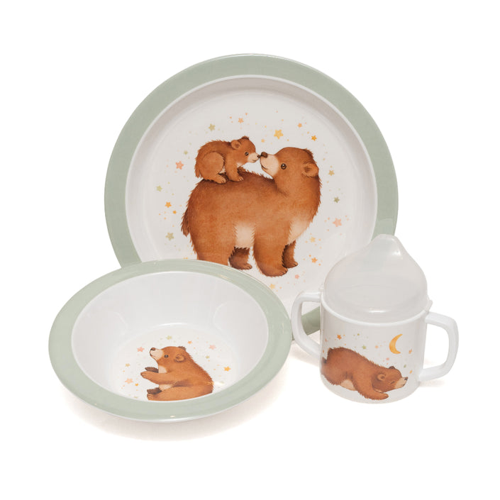 Petit Monkey melamine tuitbeker met oren Bear and Stars