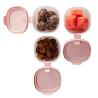 B.box 3 siliconen snackbakjes berry2