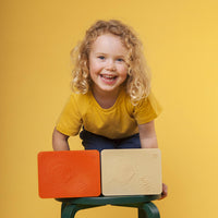 BLAFRE lunchbox sealife oranje lichtroze