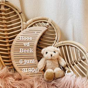 Babyzus letterbord maan + letters