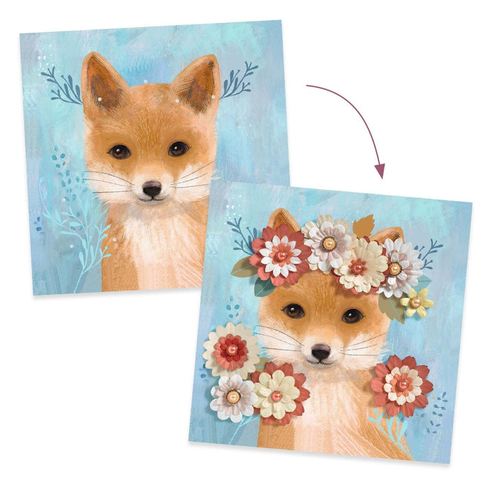 DJECO 3D bloemkronen 5 jr+