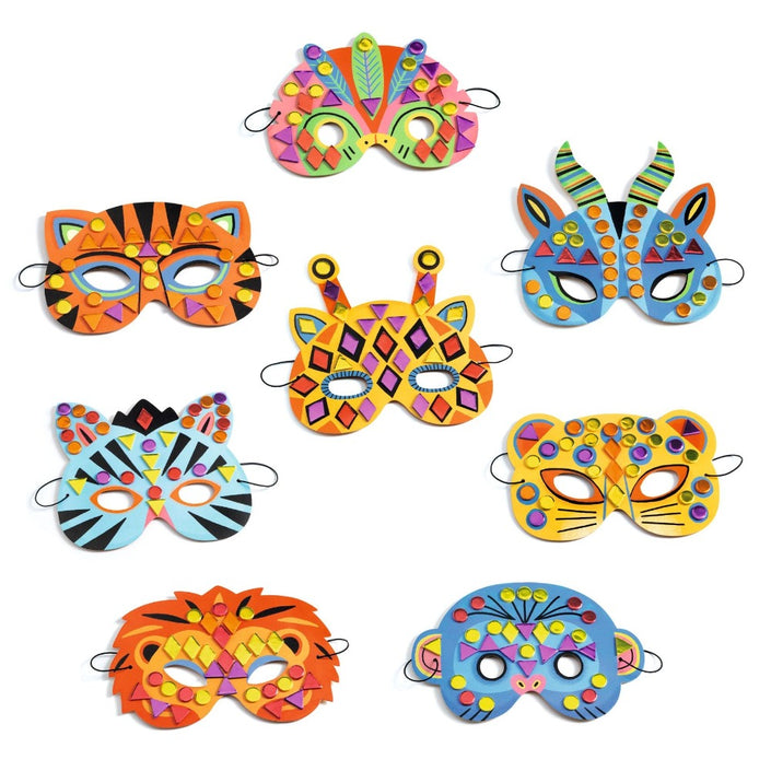 DJECO DIY maskers maken Jungle dieren 4 jr+