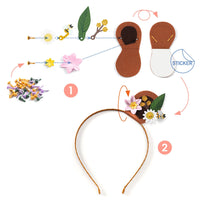 DJECO DIY diadeem maken Flower friends 6 jr+4