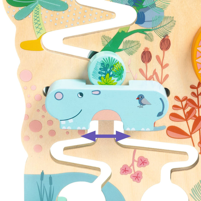 DJECO houten doolhof spel Cascadou 18 mnd+DJ06403d