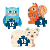 DJECO primo puzzles In the forest 2.5 yrs+