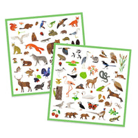 DJECO stickers Wilde dieren 4 jr+2