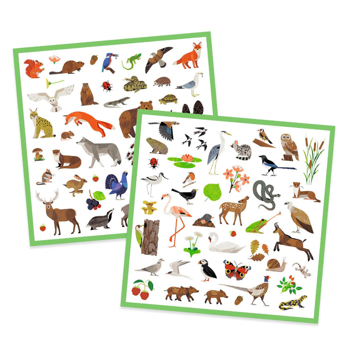 DJECO stickers Wilde dieren 4 jr+2