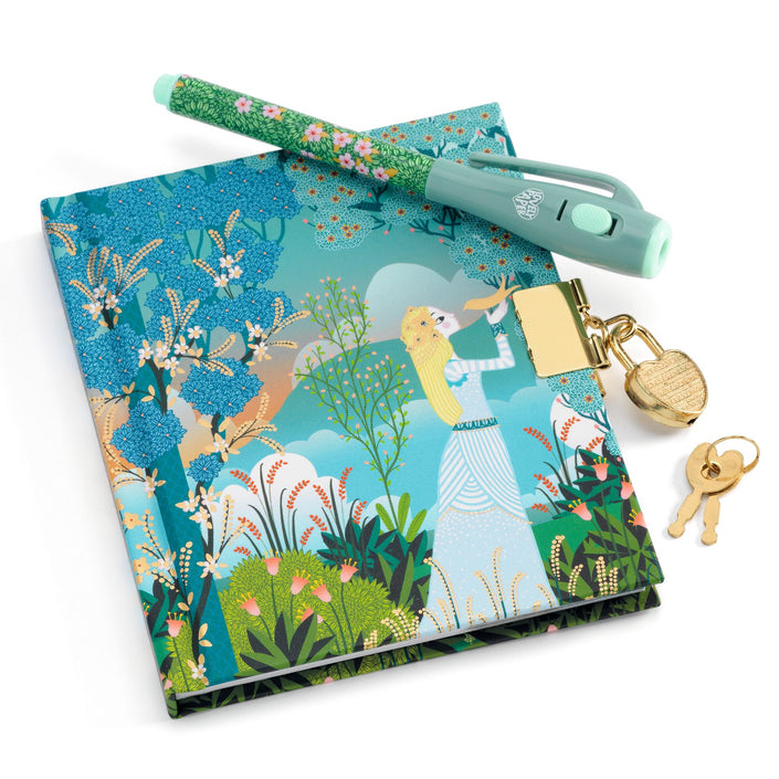DJECO diary lock and magic pen Charlotte small