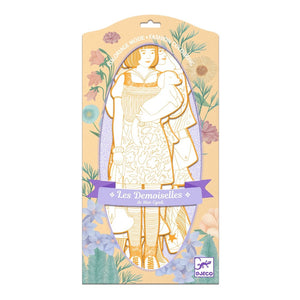 DJECO flock coloring pages baby birds 2 yrs+