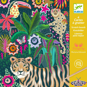 DJECO krasfolie kaarten Rococo 7 jr+