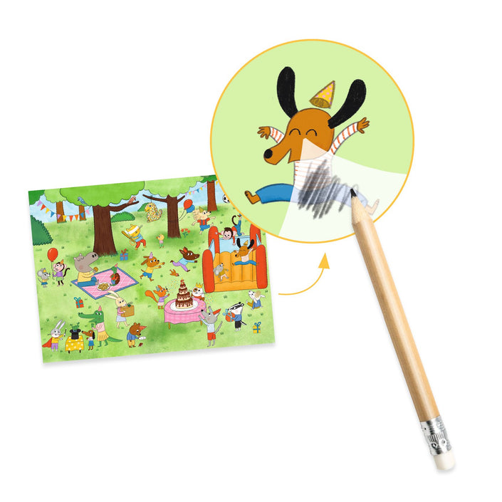 DJECO krasplaatjes party time C