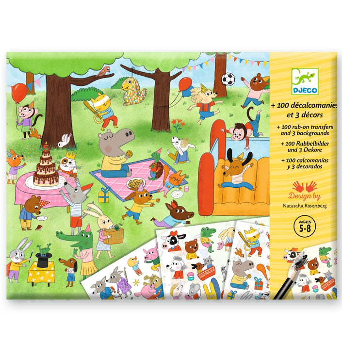 DJECO krasplaatjes party time