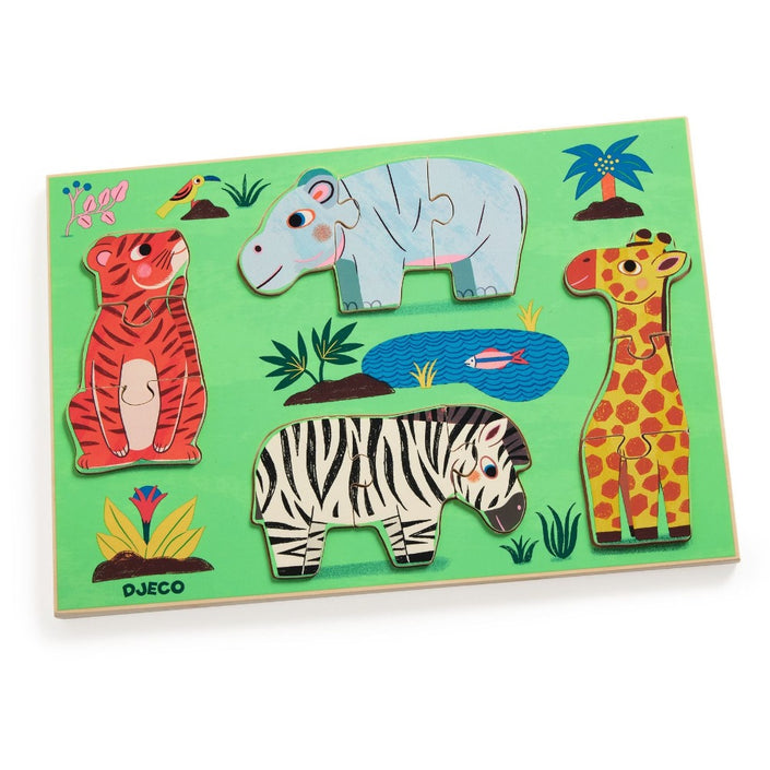 DJECO puzzel Coucou tiger 18 mnd+