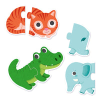 DJECO puzzle duo animals 2 yrs+