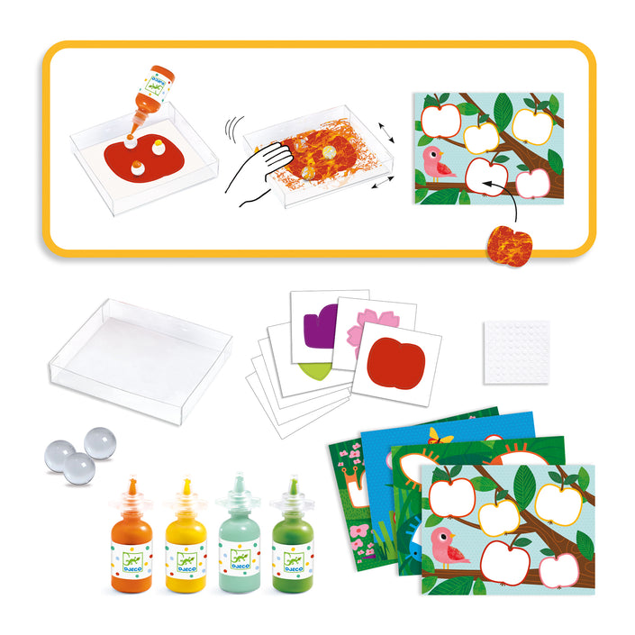 DJECO painting with marbles 3yrs+