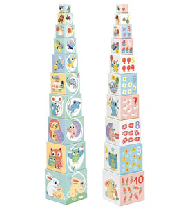 DJECO stacking tower BabyBloki 1yr+