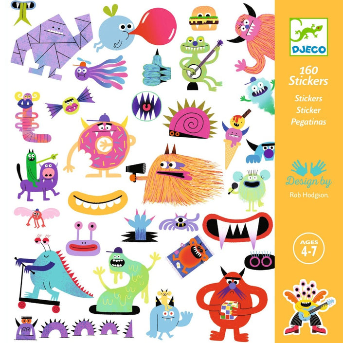 DJECO stickers Fantasy metallic 4 yrs+