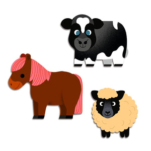 DJECO stickers boerderijdieren 18 mnd+