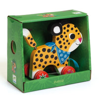 DJECO pull figure leopard Greta 1 yr+