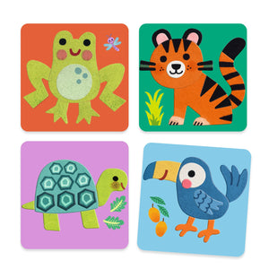 DJECO vilt collage's soft animals DJ00473070900000476