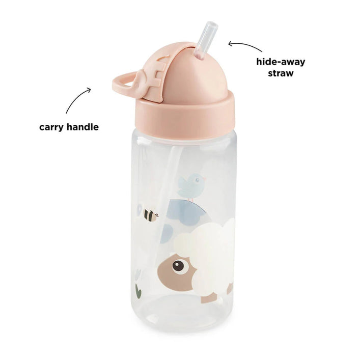 Done by Deer drinkfles met rietje tiny farm powder 350 ml 5712643061342 c