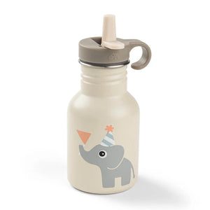 Done by Deer metalen fles met rietje celebration sand 350 ml 5712643061304 a
