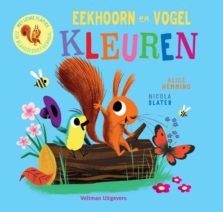 Eekhoorn en vogel Kleuren 1 jr+