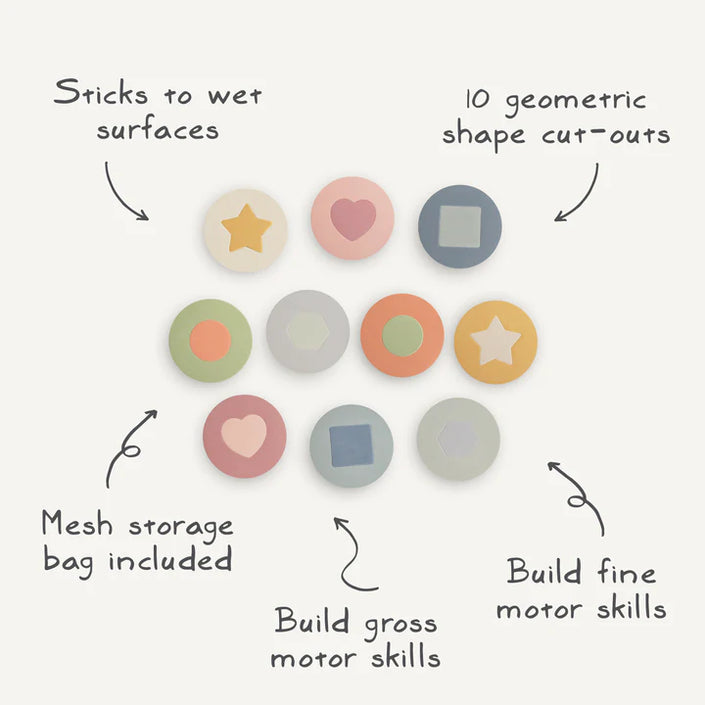 Mushie foam bath puzzle 3 jr+