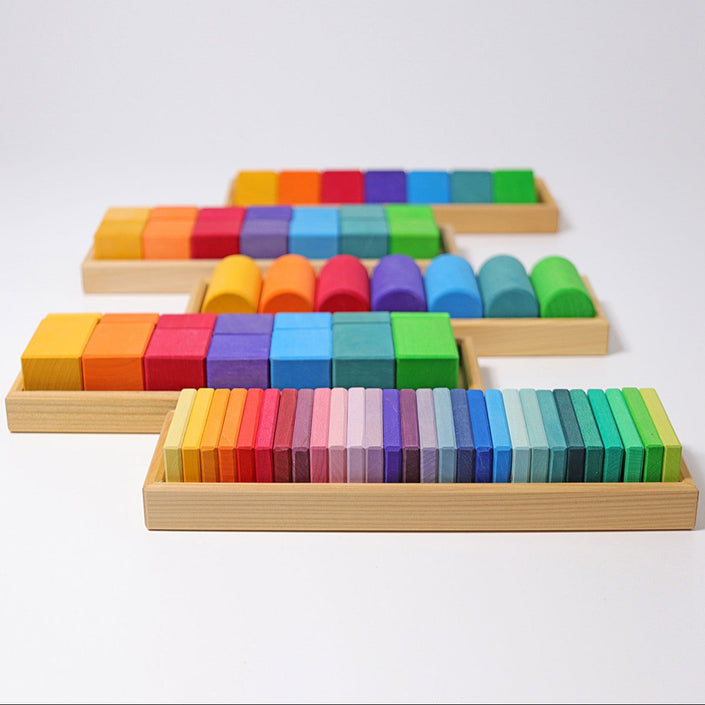 GRIMMS blokkenset vormen en kleuren classic