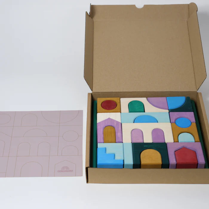 GRIMMS houten blokkenset Floors 1jr 4048565431057 i