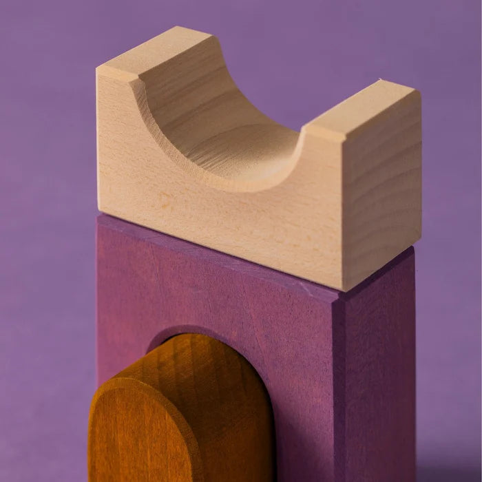 GRIMMS houten blokkenset Panorama 1jr 4048565102193 e