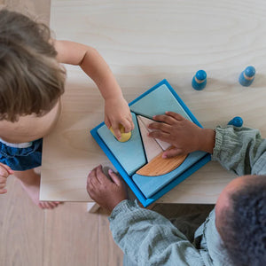 GRIMMS houten bouwset blauw 1jr 4048565436854 a