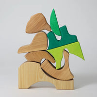 GRIMMS houten bouwset groen 1jr 4048565436861 f