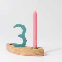 GRIMMS jaarring kaarsen roze 12 stks05183b