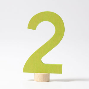 GRIMMS jaarring steker cijfer 2 04604