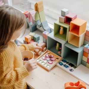 GRIMMS kubussen regenboog pastel 10369