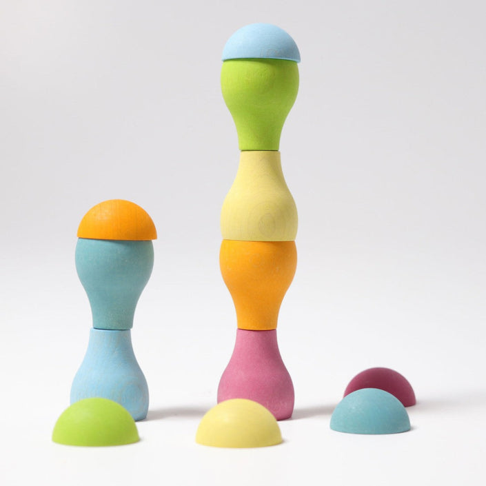 GRIMMS paddenstoelen regenboog pastel 1 jr+10586e