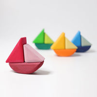 GRIMMS schommelbootjes regenboog 07510