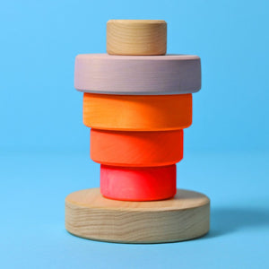 GRIMMS stapeltoren neon roze small