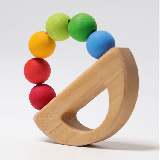 GRIMMS babyspeeltje regenboog boot 08126