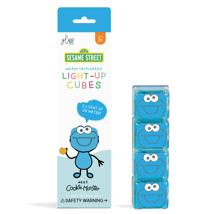 Glo Pals light up cubes Cookie Monster 4 stks 3jr+