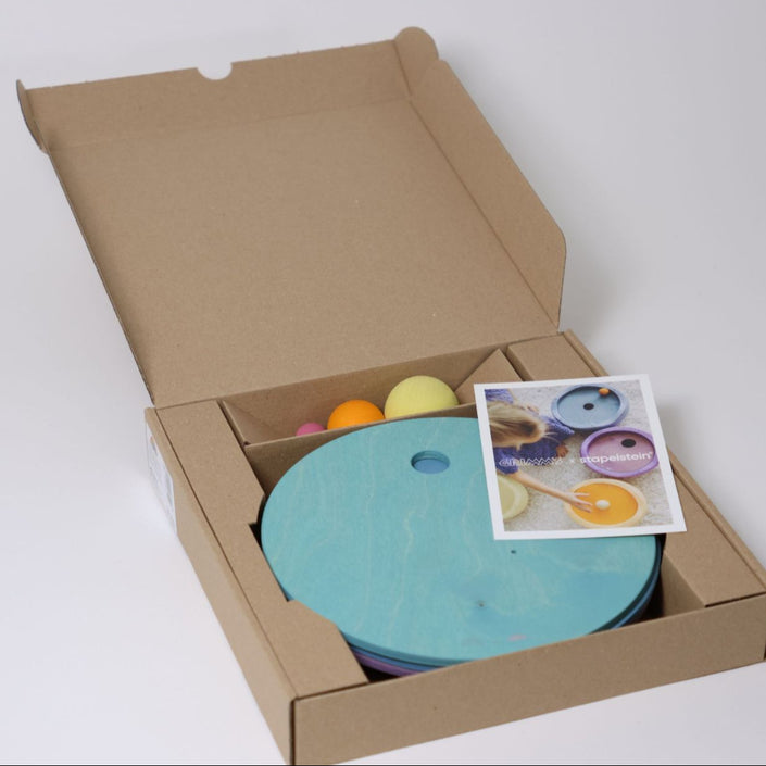 Grimms x Stapelstein Rolling Discs Cool Pastel4