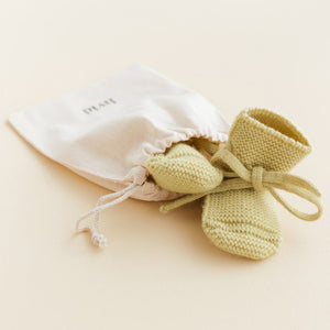 HVID slofjes light yellow 9-15 mnd a