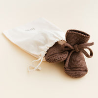 HVID slofjes mocha 9-15 mnd b