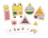 JANOD doorschijnende blokkenset 1 jr+6