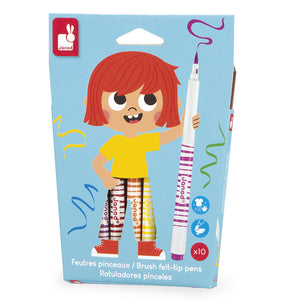 JANOD penseelstiften 10 stks / 3 jr+